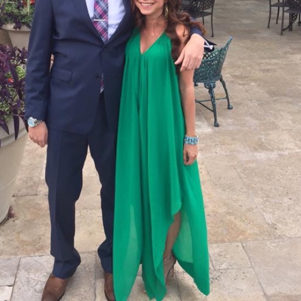**HOST PICK** Michael Kors Green Maxi Gown - Picture 4 of 6